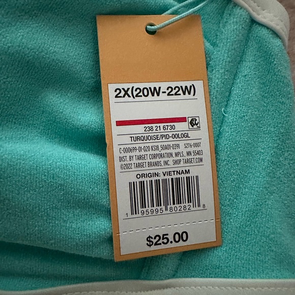 Kona Sol Turquoise Bandeau Bikini Set - Picture 8 of 9